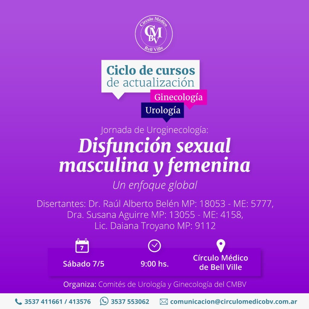 Jornada de Uroginecología en Bell Ville – 07/05/22