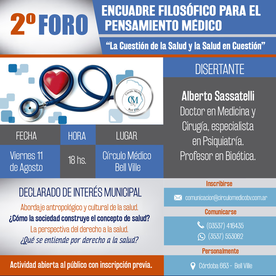 2º Foro: «Encuadre Filosófico para el Pensamiento
