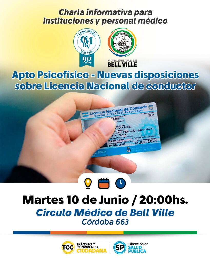 Nuevas Disposiciones en torno al Apto Psicofísico para la Licencia Nacional de Conducir