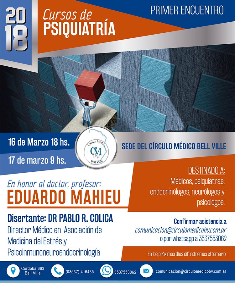 Cursos de Psiquiatría 2018