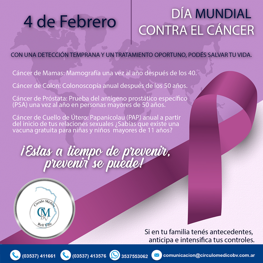 Día Mundial Contra el Cáncer