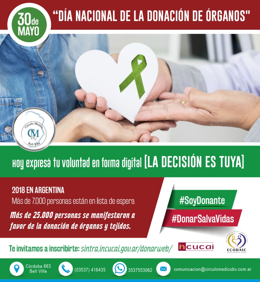 Día nacional de la donación de órganos