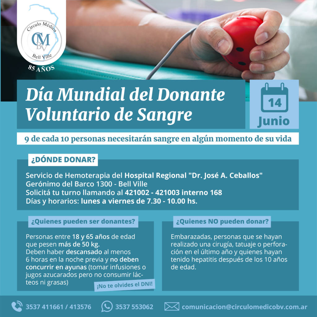 Donar Sangre en Bell Ville