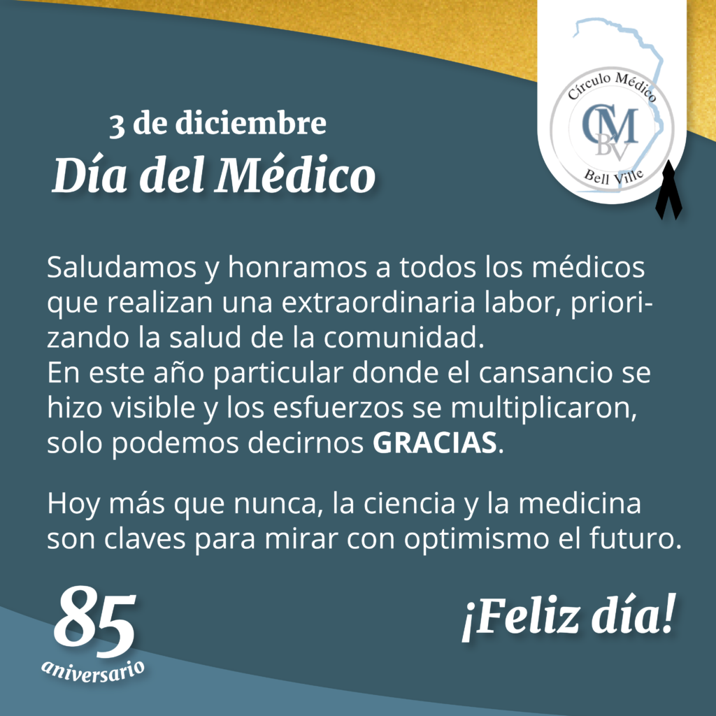 3 de Diciembre – Día del Médico