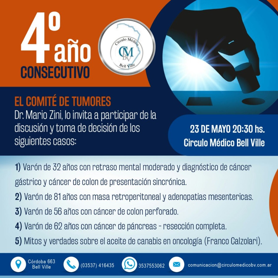 Comité de tumores invita