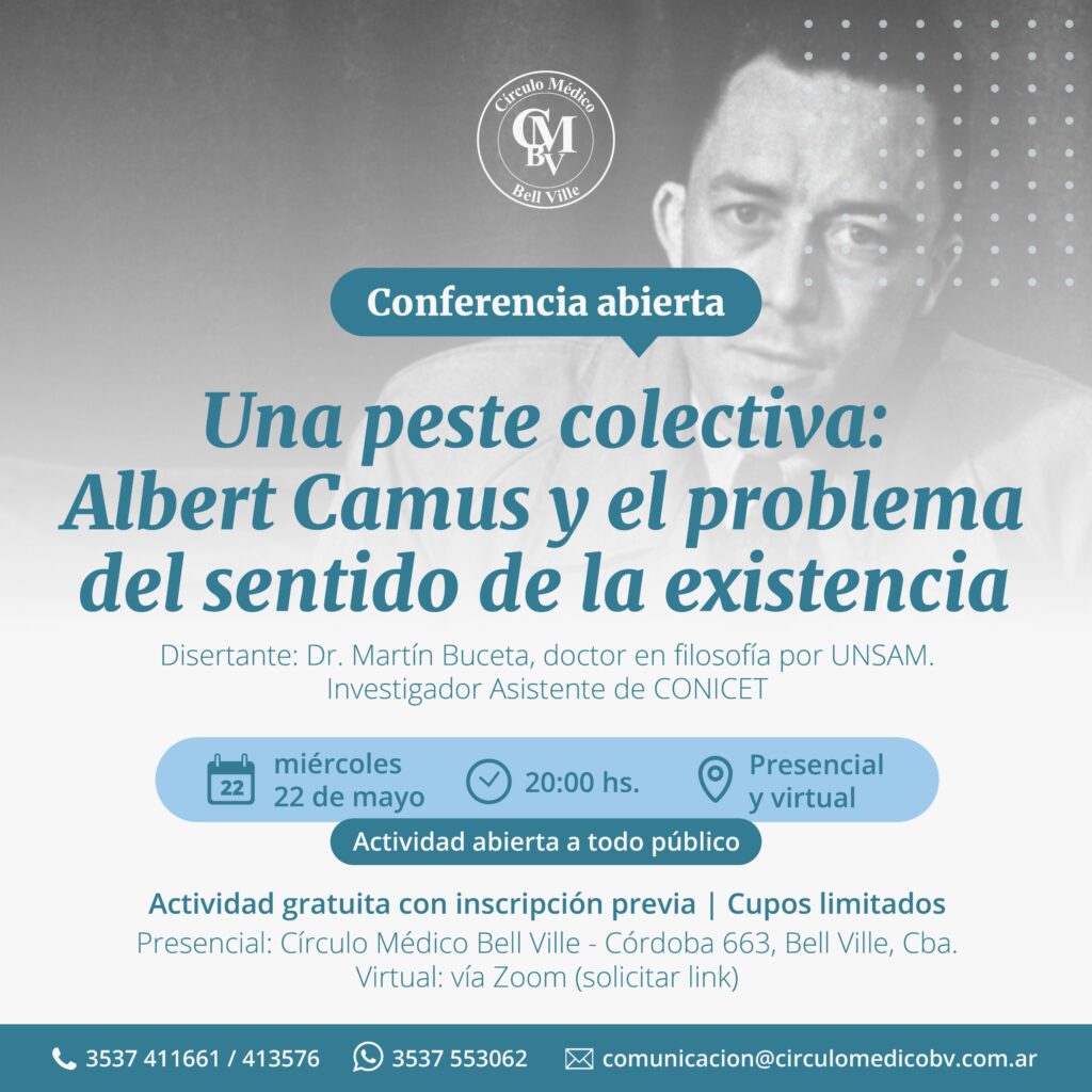 «Una peste colectiva: Albert Camus y el problema del sentido de la existencia».