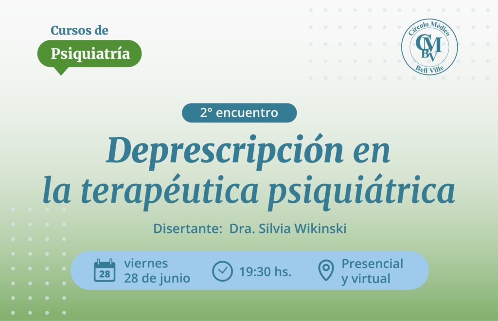 Deprescripción en la terapéutica psiquiátrica.