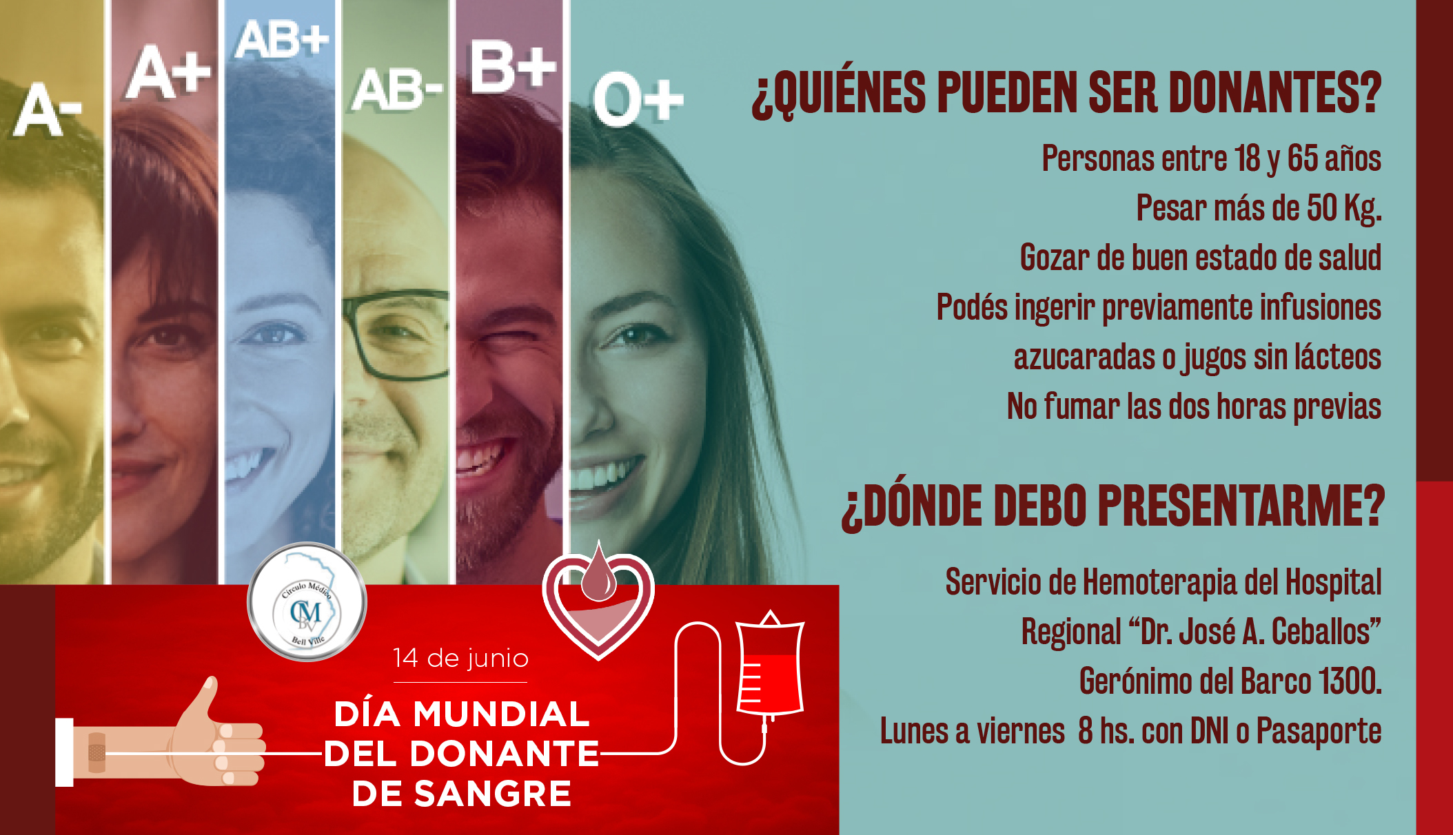 14 de Junio - Día Mundial del Donante de Sangre